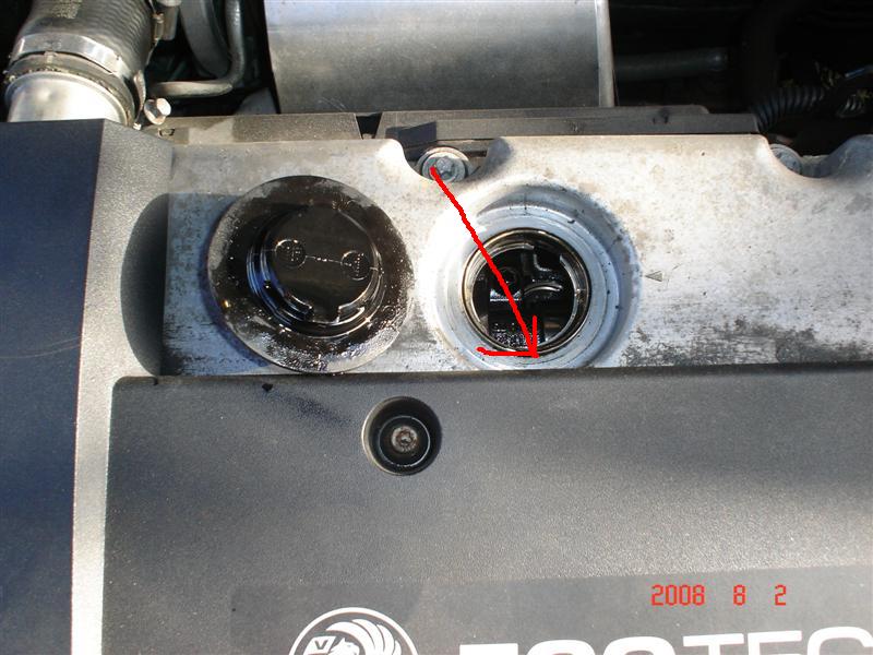 Leaking oil from filler cap..